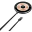 Бездротове зарядне wiwu Wi-W007 15 W wireless charge magnetic attach чорне - мініатюра 1