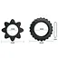 Набір ерекційних кілець BAILE RING FLOWERING SILICONE Baile BI-210154 88108 - мініатюра 7