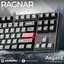 Игровая клавиатура механическая GamePro MK-285-BK Asgard Ragnar Keychron Super Red Switch Bluetooth 5.2/2.4 ГГц/USB Black - миниатюра 2