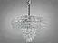 Перлина колекції 2024, новинка, срібна кришталева люстра на 19 ламп - мініатюра 2