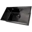 Кухонна мийка під стільницю чорна 1.5 мм багатофункціональна Nett NB-7042, Чорний - мініатюра 2