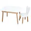 Детский столик Bambi 04-027W-TABLE для творчества со стульчиком 60х60 см - миниатюра 1