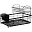 Сушка для посуду Ringel Raum багатоярусна чорна метал 44.3x31x30 см (RG-022b) - мініатюра 1