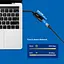 Мережевий адаптер Type - C на RJ45 Fenvi FR-G2500C 2500mbps 2.5 g Ethernet перехідник мережева карта Black (19129) - мініатюра 3