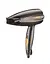Фен Monte 1200-1400Ват/2-швидкості /концентратор/складна ручка/Чорно-бронзовий - мініатюра 1