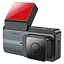 Відеореєстратор Hoco DV12 2K display + GPS (with rear camera) Silver gray - мініатюра 1