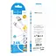 Кабель USB Hoco X109 Silicone Lightning 2.4 A 1 м для зарядки і синхронізації iPhone білий - мініатюра 2