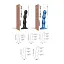 Насадка для страпону Strap-On-Me Dildo Plug Balls Blue Metallic M - мініатюра 5