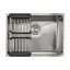 Кухонная мойка нижнего монтажа с сотовым покрытием Nett NSS-5742U - миниатюра 2