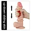 Фалоімітатор LoveToy Sliding-Skin Dual Layer Dong 20 см тілесний - мініатюра 6