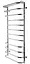 Водяна рушникосушка Unio Zp W 1200-500-12 Зета з полицею, Хром - мініатюра 4