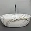 Умивальник VBI Modena S lava накладний VBI-012005, Мармур - мініатюра 4
