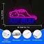 Неоновые вывески Cat Led Neon Sign Just Relax Words Розовая синяя светодиодная вывеска Cat-розовый синий - миниатюра 2
