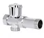 Кран кульовий приладовий Thermo Alliance Standart 3/4"Зх3/4"Зх3/4" В вентиль SD183W20 - мініатюра 2