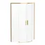 Душевая кабина Volle Solo 90x 90 без поддона cepillado oro 1010.114515 - миниатюра 1