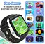 Детские умные часы с камерой, играми, мониторингом сна, шагомером, будильником, фонариком и др. Черные - миниатюра 7
