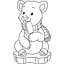 Детская раскраска ArtCraft Белый мишка 25х30 см (15117-AC) - миниатюра 2