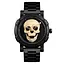 Оригінальний годинник Skmei Skull 9178 Black Gold - мініатюра 2