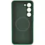 Чохол Silicone Cover Lakshmi Full Camera (AA) with MagFit для Samsung Galaxy S23 Зелений / Dark green - мініатюра 2
