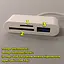 Кардридер/переходник с Type-C на USB (1 x USB, 1 x microSD, 1 x SD/SDHC/SDXC). Для флешек и других устройств - миниатюра 4
