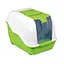 Туалет для кішки бокс з фільтром MPS Netta Close Light Green 51x39x40 см - мініатюра 1