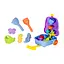 Набір для гри в піску в валізі 8 ел. Baby Team (9515_бузковий) - мініатюра 1