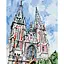 Картина за номерами "Костел Святого Миколая" © Мазнєва Марина BS53358, 40х50см - мініатюра 1