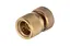 Конектор латунний на шланг поливальний Intertool Storm 1/2 x 1/2 - мініатюра 1