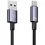 Кабель Usams US-SJ666 USB-A to USB-C 18W 2m Tarnish (SJ666USB01) [138988] - мініатюра 1