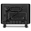 Тепловентилятор Trotec TFC 220 E 2200W Black керамічний з розжареного скла - мініатюра 3