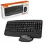 Беспроводная клавиатура с мышкой MEETION DirectorA 2.4G+Bluetooth черная - миниатюра 2