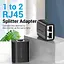 Розгалужувач мережевого кабелю Vention RJ45 до 100 мб/сек, чорний (IPTB0) - мініатюра 4