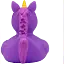 Утка FunnyDucks Единорог фиолетовый ( 2090) - миниатюра 6