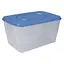 Контейнер для хранения Elite 40x60x35h, 55 л синий - миниатюра 1