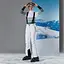 Штаны CMP Women`s Ski Salopettes in Softshell White XS (1097-3W03106-88BG 36) - миниатюра 5
