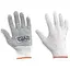 Рукавички Сила Х/Б з ПВХ точкою р10 економ білі + черний ПВХ - мініатюра 1