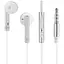 Дротові навушники Hoco M22 Spirited Rhyme with mic, 3.5mm, 1.2m, silver - мініатюра 1
