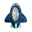 Игрушка-термометр для ванны "Самолет" MGZ-1106(Blue) - миниатюра 1