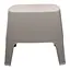 Столик-табурет приставний Prosperplast Milane сіро-бежевий - мініатюра 2