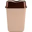 Кошик для сміття Violet House 0091 Метелик з кришкою 50 л Cappuchino (0091 Бабочка CAPPUCHINO с/кр.50 л) - мініатюра 2