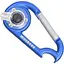 Брелок-карабін Munkees Carabiner Led with Bottle Opener New Dark Blue (1012-1089-NEW-DB) - мініатюра 1