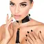 Нашийник Kinky Diva Collar Me! Teasing Tassel Collar 43.5 см чорний - мініатюра 4