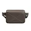 Шкіряна поясна сумка Dropbag Mini темно-бежева - мініатюра 10