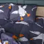 Простирадло MirSon Бязь 17-0662 Гусь Обнімусь 220x240 см сіре (2200009984822) - мініатюра 3