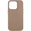 Шкіряний чохол Leather Case (AAA) with MagSafe and Animation для Apple iPhone 16 Pro (6.3) Taupe - мініатюра 1