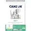Альбом для ескізів Canson на спіралі 1557 120г/м2 50л білий колір - мініатюра 1