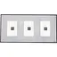 Фоторамка EVG Onix A03 Collage 3 Silver 10 x 15 см (A03 COLLAGE 3 Silver) - мініатюра 1