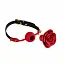 Кляп Zalo Upko Doll Rose Ball Gag 54 см червоний - мініатюра 2