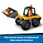 Конструктор LEGO City  Жовтий будівельний автонавантажувач 81 деталь (60450) - мініатюра 13
