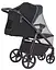 Прогулянкова коляска-книжка Carrello Bravo CRL-5515 Jet Black - мініатюра 5